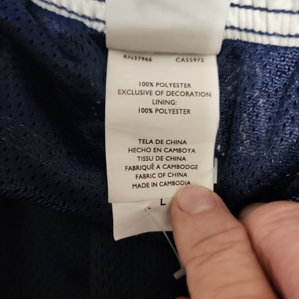 Nike Running/ Walk shorts navy men's large - Picture 8 of 10